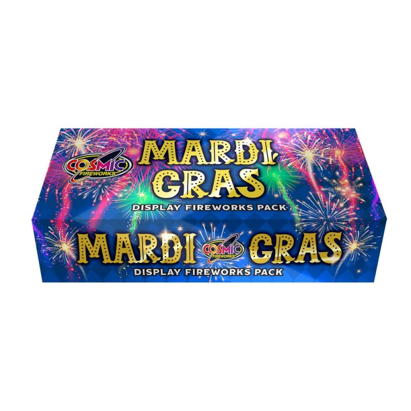 Cosmic Fireworks Mardi Gras Selection Box