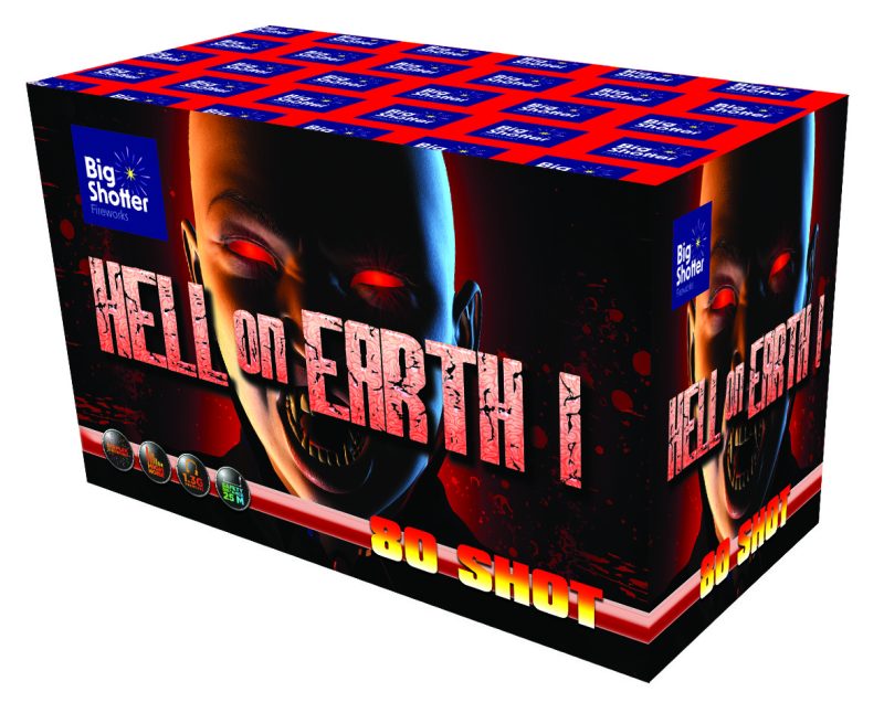 Big Shotter Fireworks Hell On Earth - 210 Shot Compound Cake - Image 3