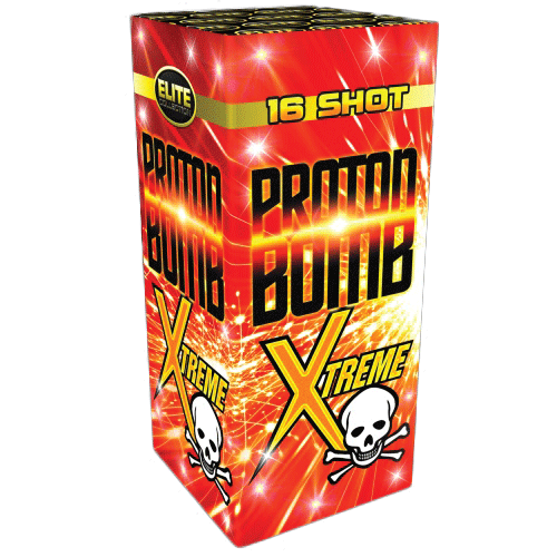 Bright Star Fireworks Proton Bomb Extreme - 16 Shot Single Ignition ...