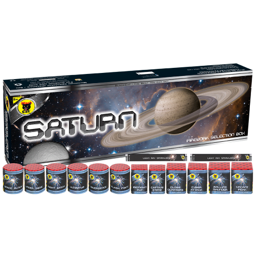 Black Cat Fireworks Saturn Selection Box