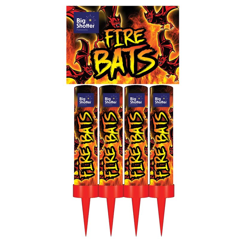 Big Shotter Fireworks Fire Bats - Roman Candles