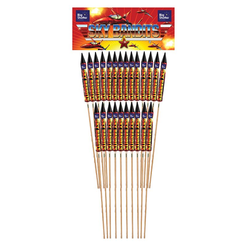 Big Shotter Fireworks Sky Bandits - Rockets -