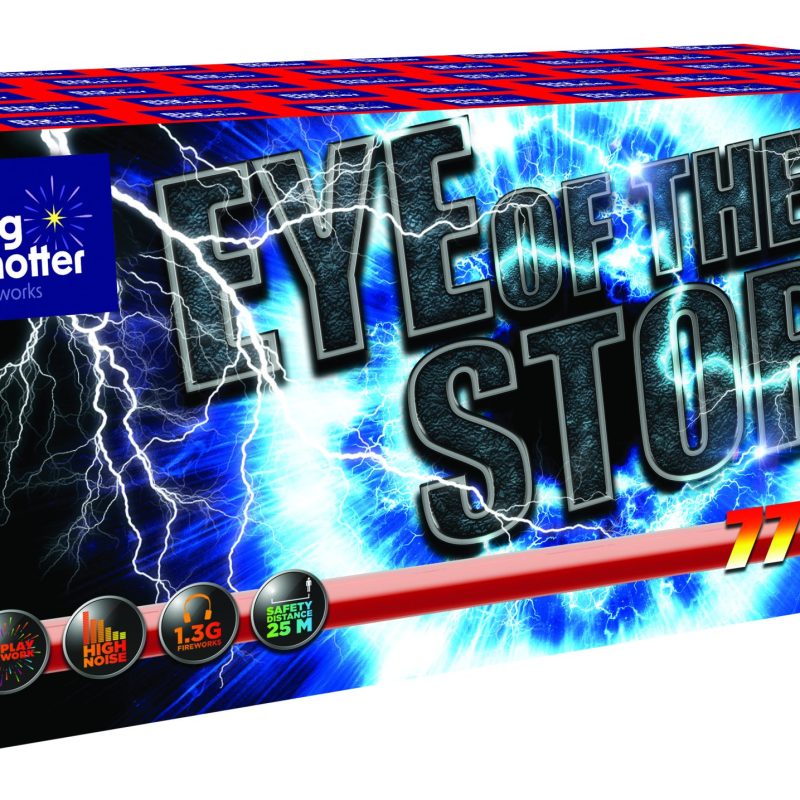 Big Shotter Fireworks Eye Of The Storm – 77 Shot Single Ignition