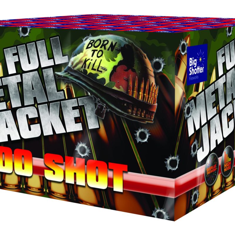 Big Shotter Fireworks Full Metal Jacket – 100 Shot Single Ignition