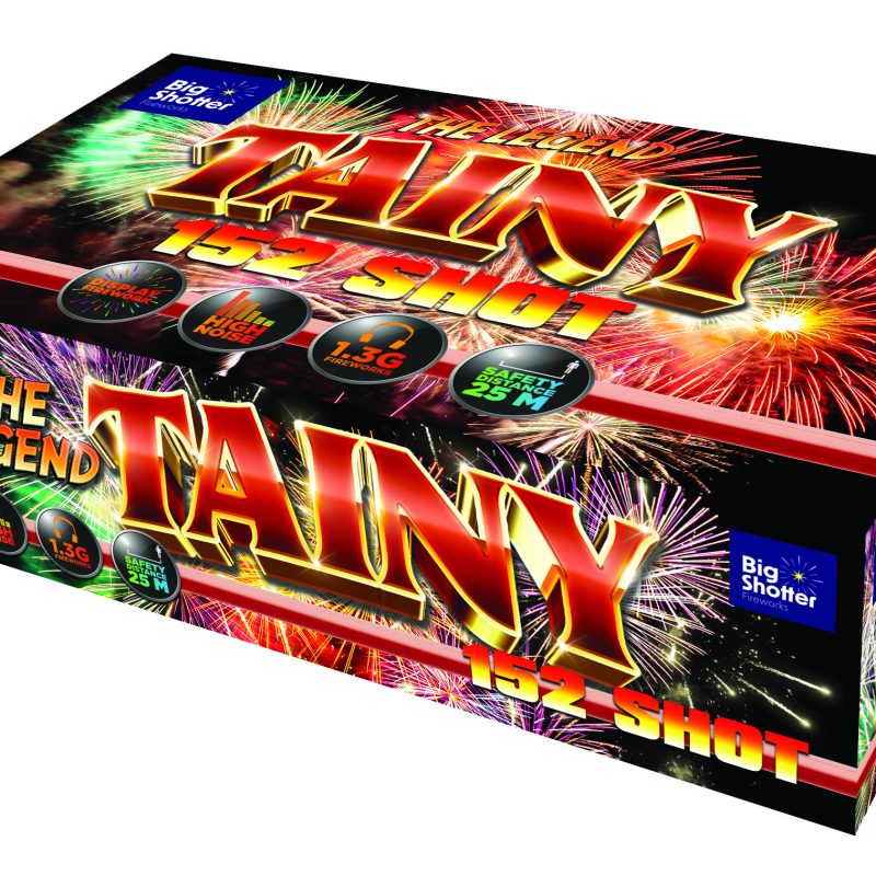 Big Shotter Fireworks The Legend Tainy – 152 Shot Compound Cake