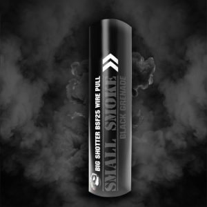 Small Smoke Bomb Black - Big Shotter Fireworks BSF25 Ring Pull
