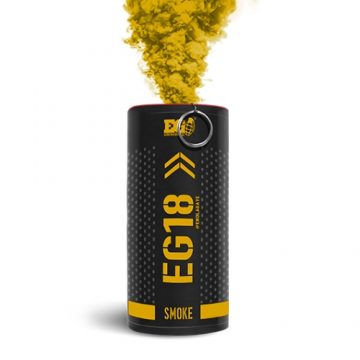 Enola Gaye Smoke Grenade EG18 Wire Pull - Yellow