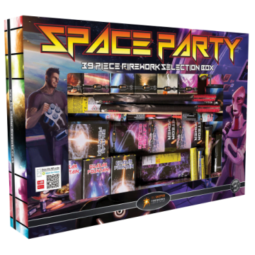 Big Shotter Fireworks Space Party Selection Box