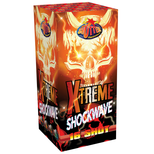 Big Shotter Fireworks Xtreme Shockwave - 16 Shot Single Ignition