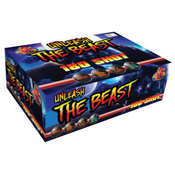 Big Shotter Fireworks Unleash The Beast – 180 Shot Compound Cake