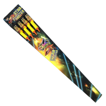 Cosmic Fireworks Star Fighter - Double Burst Rocket Pack