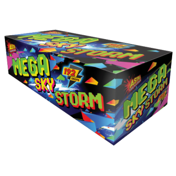 Astra Fireworks Mega Skystorm - 192 Shot Compound Cake