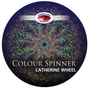 Phoenix Fireworks Colour Spinner Catherine Wheel