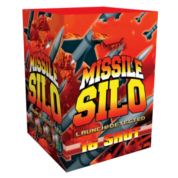 Big Shotter Fireworks Missile Silo - 16 Shot Single Ignition