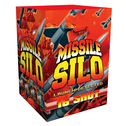 Big Shotter Fireworks Missile Silo - 16 Shot Single Ignition