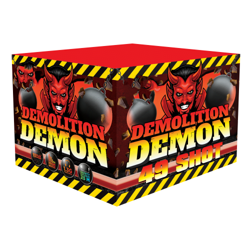 Big Shotter Fireworks Demolition Demon – 49 Shot Single Ignition
