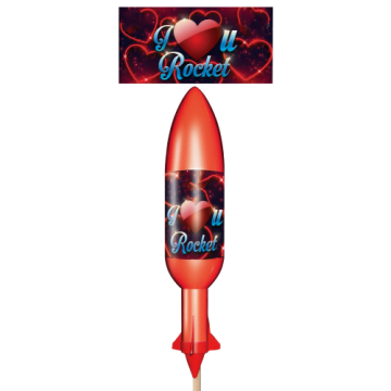 Big Shotter Fireworks I Love You - Red Rocket