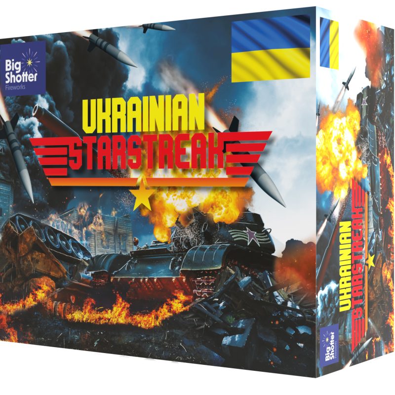 Big Shotter Fireworks Ukrainian Starstreak - Rocket Pack