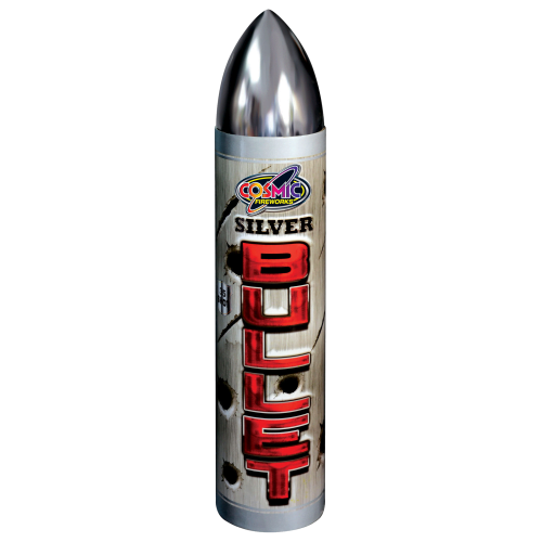 Cosmic Fireworks Silver Bullet - Roman Candle Barrage