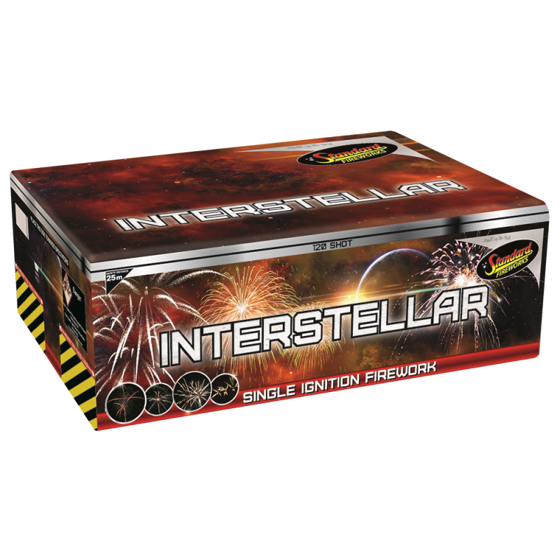 Standard Fireworks Interstellar - 120 Shot Single Ignition