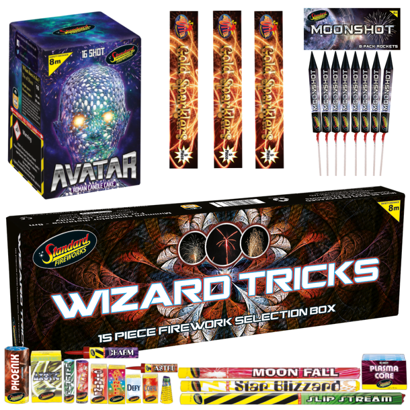 Big Shotter Fireworks MEGA DEAL 2022 - Pack of 4 Items
