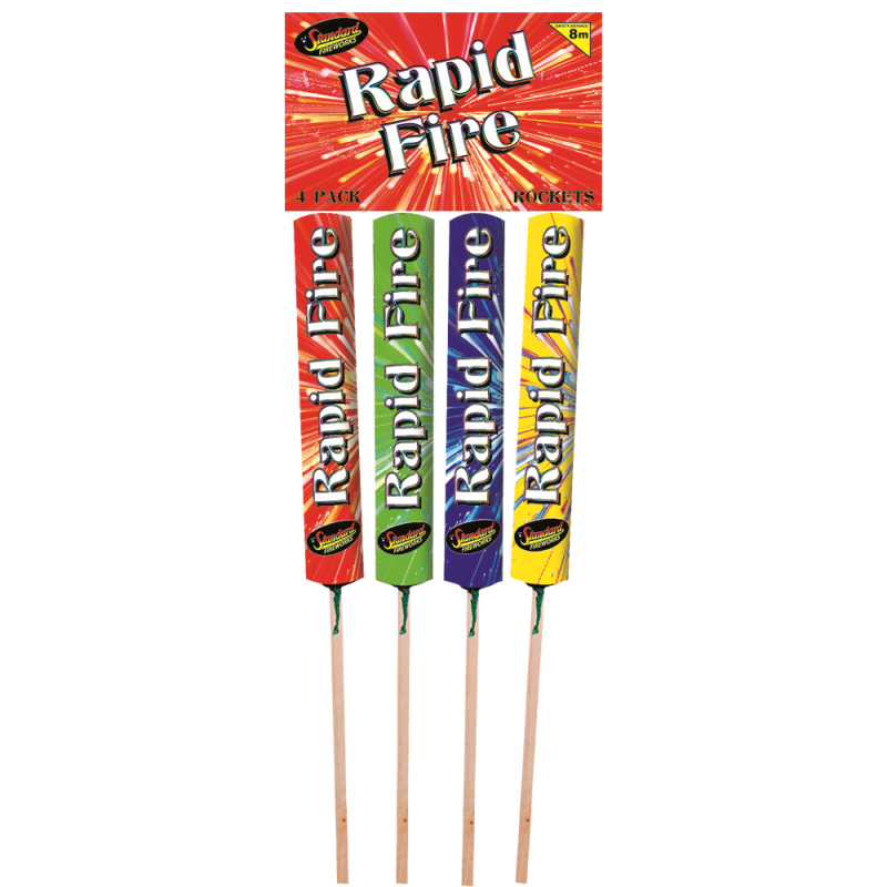 Standard Fireworks Rapid Fire Rockets