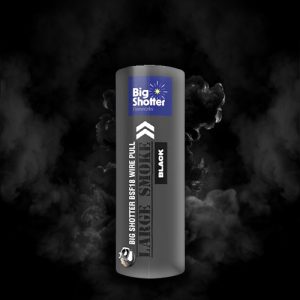Large Smoke Bomb Black - Big Shotter Fireworks BSF18 Ring Pull