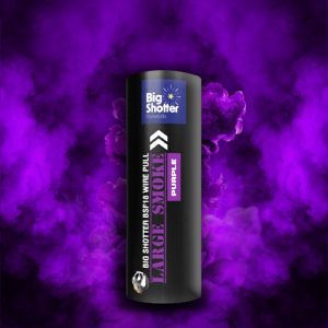 Large Smoke Bomb Purple - Big Shotter Fireworks BSF18 Ring Pull