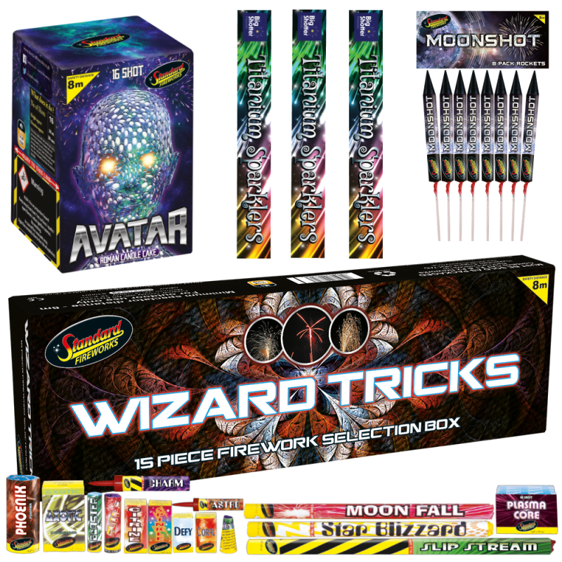 Big Shotter Fireworks MEGA DEAL 2022 - Pack of 4 Items