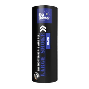 Large Smoke Bomb Blue - Big Shotter Fireworks BSF18 Ring Pull - Image 2