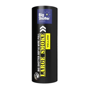 Large Smoke Bomb Yellow - Big Shotter Fireworks BSF18 Ring Pull - Image 2
