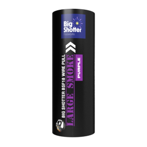Large Smoke Bomb Purple - Big Shotter Fireworks BSF18 Ring Pull - Image 2