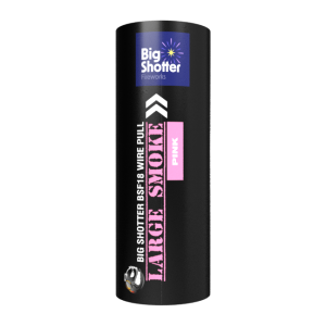 Large Smoke Bomb Pink - Big Shotter Fireworks BSF18 Ring Pull - Image 2