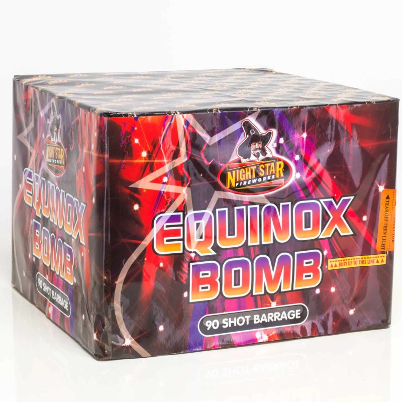 Equinox Bomb 90 Shot - Night Star Fireworks