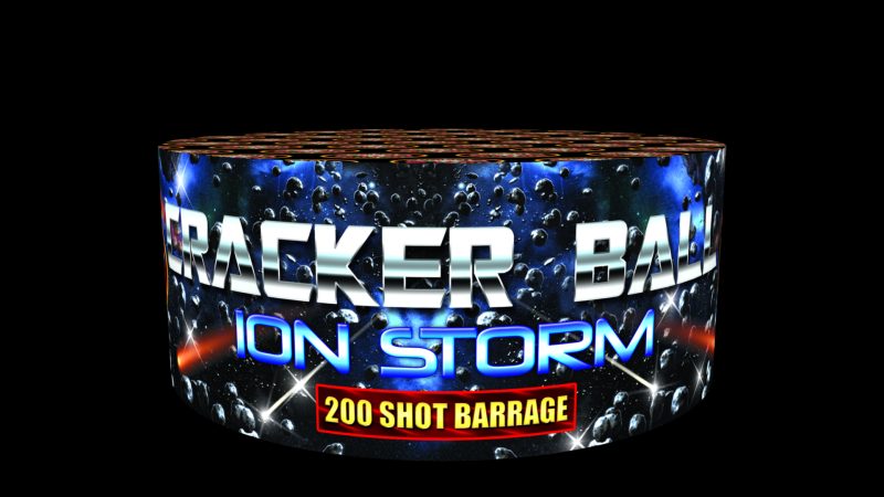 Crackerball Ion Storm 200 Shot Barrage