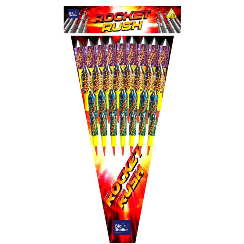 Big Shotter Fireworks | Rocket Rush Fireworks -  Rockets 2024