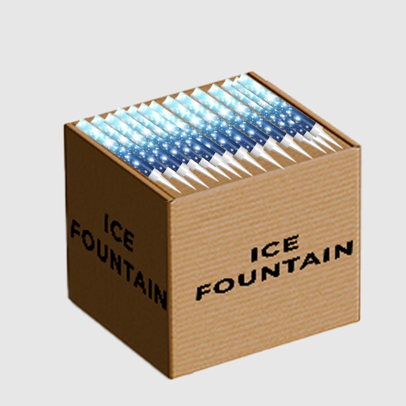 Big Shotter Fireworks | Ice Fountain Fireworks - 1 Carton(288 Candles)