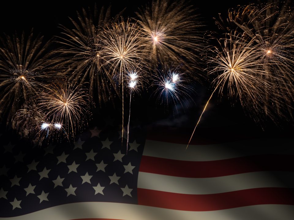 Celebrate the 4th of July with dazzling fireworks