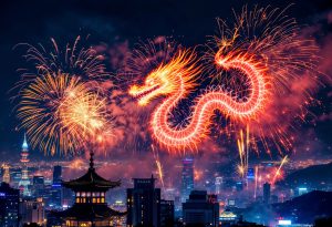 Chinese New Year Fireworks 2025