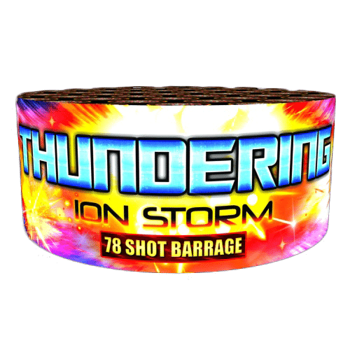 Thundering Ion Storm 78-shot barrage with red